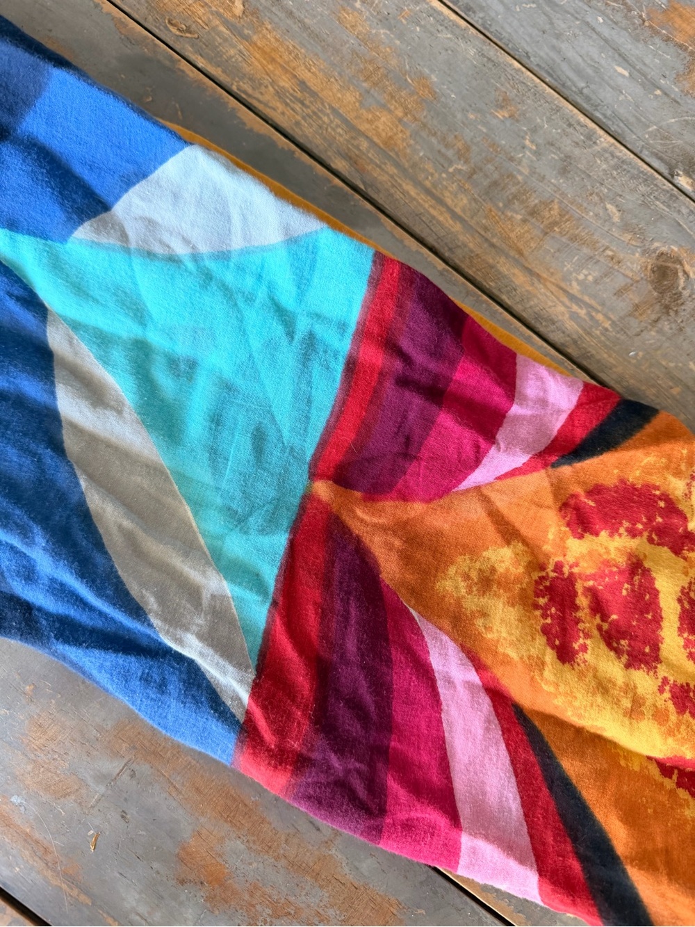 Colorful Desigual Beach Cover Up 🌴Geometric & Multicolor